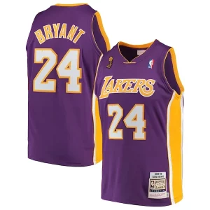 Kobe Bryant Gracieux Los Angeles Lakers 2008/09 Hardwood Classics Authentic Jersey Purple