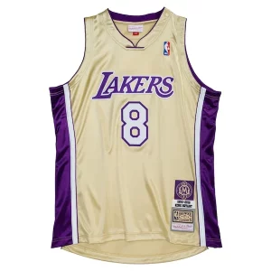 Kobe Bryant Exquisite Los Angeles Lakers Hall of Fame Class of 2020 #8 Authentic Jersey Gold/Purple