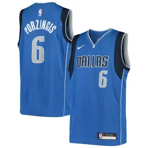Kristaps Porzingis Dallas Mavericks Nike Youth Swingman Tendance Jersey Icon Edition Blue