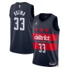 Kyle Kuzma Washington Wizards Jordan Brand Unisex 2024/25 Swingman Jersey Statement Edition Superbe Navy