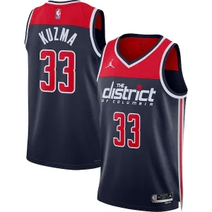 Kyle Dashing Kuzma Washington Wizards Jordan Brand Unisex Swingman Jersey Statement Edition Navy