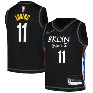 Kyrie Irving Brooklyn Nets Nike Preschool 2020/21 Swingman Jersey City Edition Unique Black