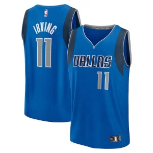 Kyrie Prime Irving Dallas Mavericks Fast Break Replica Player Jersey Icon Edition Blue
