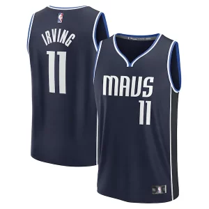 Kyrie Irving Dallas Mavericks Fast Break Replica Player Jersey Classique Statement Edition Navy