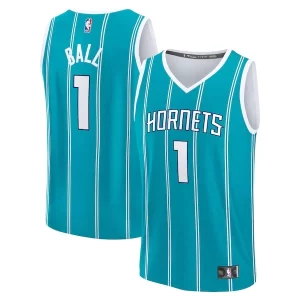 LaMelo Ball Charlotte Hornets Fast Break Replica Player Jersey Splendide Icon Edition Teal