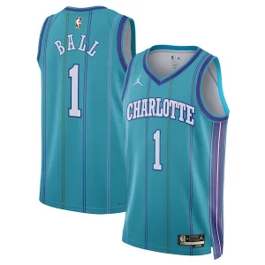 LaMelo Ball Charlotte Hornets Jordan Brand Unisex 2023/24 Charming Swingman Replica Jersey Classic Edition Teal