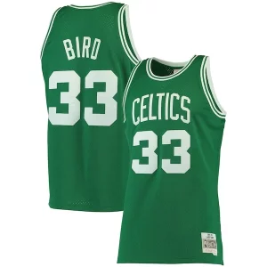 Larry Bird Boston Celtics 1985/86 Big & Vibrant Tall Hardwood Classics Swingman Jersey Kelly Green