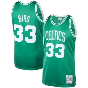 Larry Bird Boston Celtics 1985/86 Hardwood Classics Authentic Jersey Uniques Kelly Green