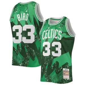Larry Bird Boston Celtics Hardwood Classics 1985/86 Hyper Hoops Swingman Éclatant Jersey Kelly Green