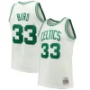 Larry Bird Boston Celtics Hardwood Classics 1985/86 Swingman Jersey White/Kelly Distingué Green