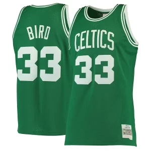 Larry Bird Exclusif Boston Celtics Hardwood Classics Swingman Jersey Kelly Green/White
