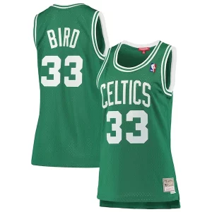 Larry Bird Boston Confortable Celtics Women's 1985 86 Hardwood Classics Swingman Jersey Kelly Green