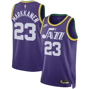 Lauri Markkanen Utah Jazz Nike Unisex 2023/24 Swingman Replica Jersey Prime Classic Edition Purple