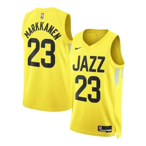 Lauri Markkanen Utah Jazz Nike Unisex Swingman Jersey Superbe Icon Edition Gold