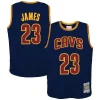 LeBron James Cleveland Cavaliers Youth 2008/09 Hardwood Classics Swingman Jersey Navy Prime