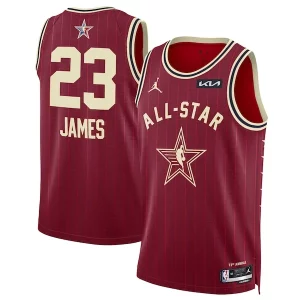 LeBron James Jordan Brand Unisex 2024 Gracieux NBA All Star Game Swingman Jersey Crimson