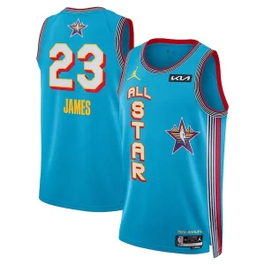 LeBron James Jordan Brand Unisex 2025 NBA All Star Game Swingman Player Jersey Light Magnifique Blue