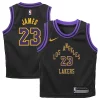 LeBron James Los Angeles Lakers Nike Preschool 2023/24 Swingman Replica Collectible Jersey City Edition Black