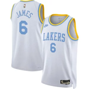 LeBron James Los Angeles Lakers Nike Splendide Swingman Jersey Classic Edition White