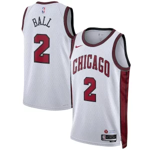 Lonzo Ball Chicago Bulls Nike Unisex 2022/23 Swingman Commémoratif Jersey City Edition White
