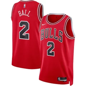 Lonzo Ball Superbe Chicago Bulls Nike Unisex Swingman Jersey Icon Edition Red
