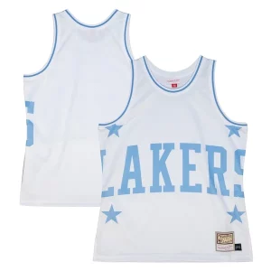 Los Angeles Lakers Hardwood Classics Prime Blown Out Fashion Jersey White