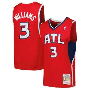 Lou Williams Atlanta Hawks 2001/02 Notable Hardwood Classics Swingman Jersey Red