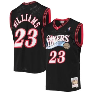 Lou Williams Premium Philadelphia 76ers 2005/06 Hardwood Classics Swingman Jersey Black