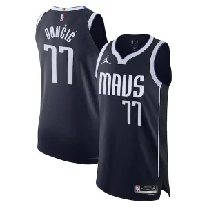 Luka Dončić Dallas Mavericks Jordan Brand Authentic Player Jersey Statement Stylish Edition Navy