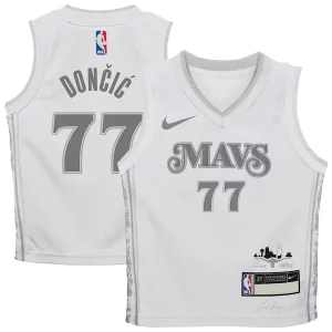 Luka Dončić Dallas Mavericks Nike Preschool 2024/25 Swingman Player Jersey City Prime Edition White