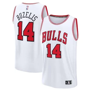Matas Buzelis Chicago Bulls Fast Break Replica Player Jersey Vibrant Association Edition White