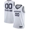 Memphis Grizzlies Collectible Nike 2020/21 Swingman Custom Jersey Association Edition White