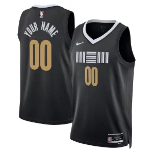 Memphis Grizzlies Nike Unisex 2023/24 Unique Custom Swingman Jersey Black City Edition