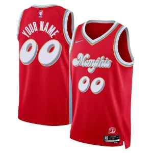 Memphis Grizzlies Nike Admirable Unisex 2024/25 Custom Swingman Jersey City Edition Red
