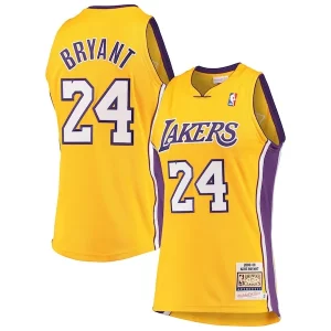 Men's Los Angeles Lakers Kobe Bryant Gold Hardwood Classics 2008 09 Authentic Jersey Exclusif