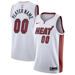 Miami Heat Nike 2020/21 Swingman Custom Personalisable Jersey Association Edition White