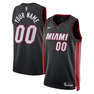 Miami Heat Nike Unisex Swingman Custom Prime Jersey Black Icon Edition