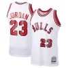 Michael Jordan Chicago Personalisable Bulls 1984/85 Hardwood Classics Rookie Authentic Jersey White/Red