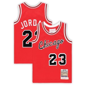 Michael Jordan Chicago Bulls Toddler Hardwood Classics 1984/85 Authentic Swingman Jersey Red Stylish