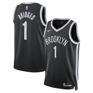 Mikal Bridges Luxueux Brooklyn Nets Nike Unisex Swingman Jersey Icon Edition Black