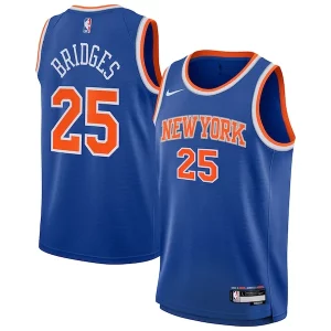 Mikal Bridges New York Knicks Nike Youth Swingman Jersey Icon Edition Blue Charming