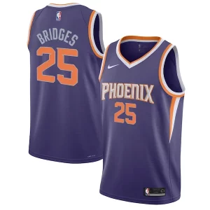 Mikal Bridges Phoenix Suns Nike Classique Youth Swingman Jersey Icon Edition Purple/White
