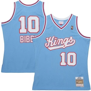 Mike Collectible Bibby Sacramento Kings 2001/02 Hardwood Classics Swingman Jersey Light Blue