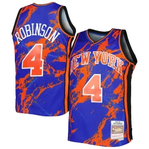 Nate Robinson New York Knicks 2005/06 Charming Hardwood Classics Marble Swingman Jersey Blue