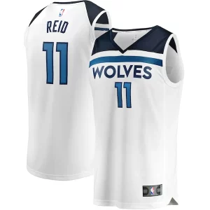 Naz Reid Minnesota Timberwolves Youth Fast Break Replica Player Jersey Association Edition White Dashing