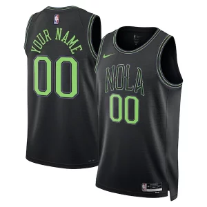New Orleans Pelicans Nike Unisex 2023/24 Custom Swingman Jersey Black City Superbe Edition
