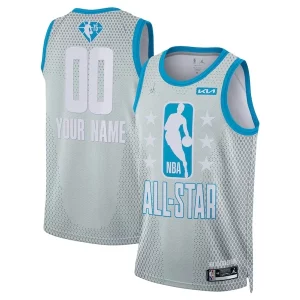 Nike 2022 NBA All Star Game Swingman Custom Éclatant Jersey Gray