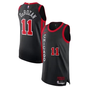 Nike DeMar DeRozan Commémoratif Chicago Bulls Authentic Jersey City Edition Black