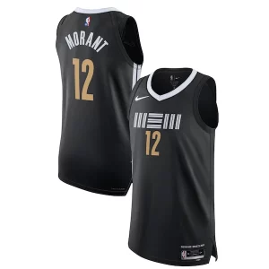 Nike Ja Morant Memphis Grizzlies Incontournable Authentic Jersey City Edition Black