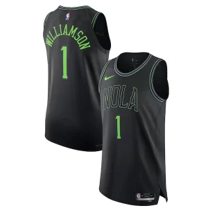 Nike Zion Williamson New Orleans Pelicans Authentic Jersey City Edition Black Haut de gamme